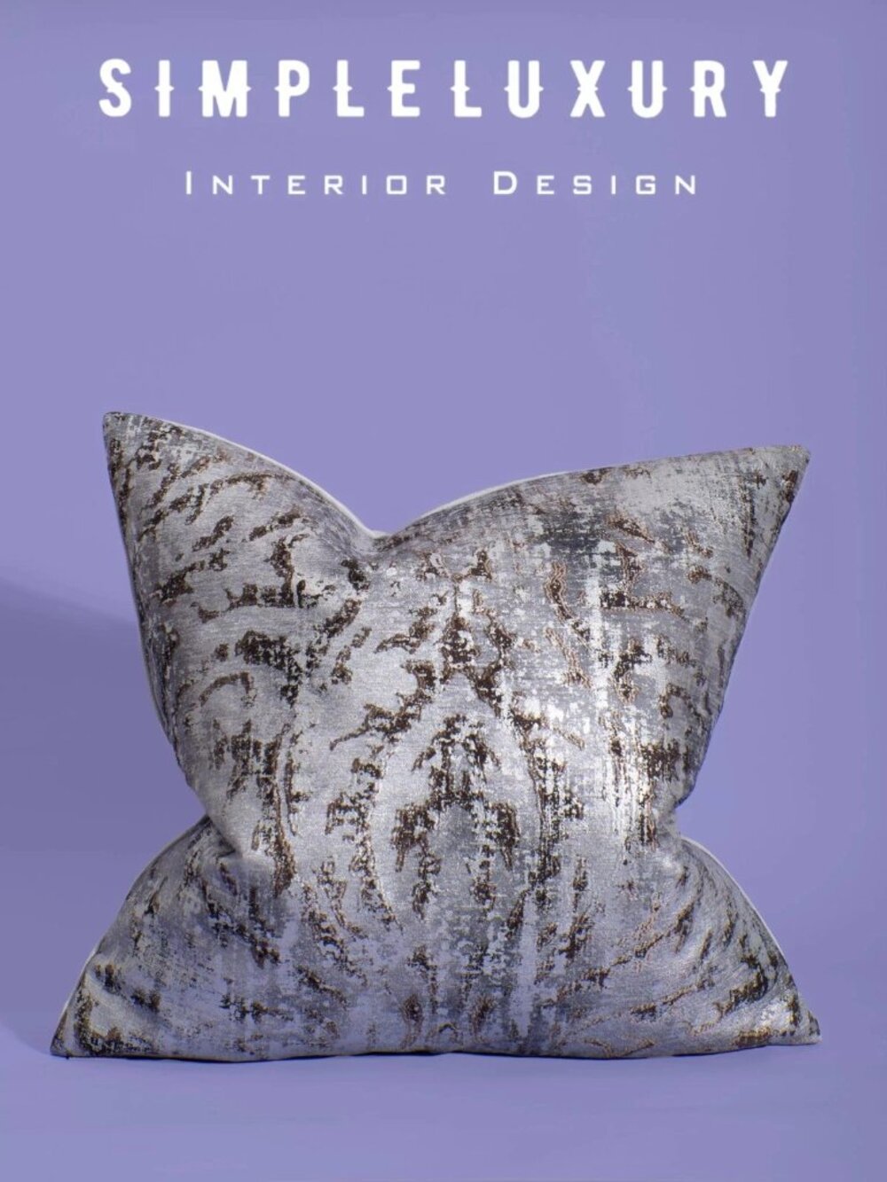 Brand New D.V.KAP Home Rebel-Storm 22"X22" Abstract Throw Pillow Cover